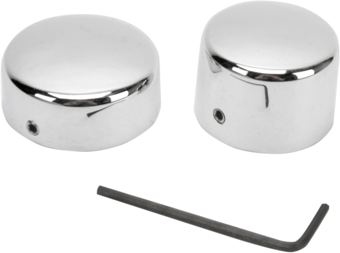 Drag specialties Axle Caps - Rear - Pair - '57-'81 Harley-Davidson Harley Davidson