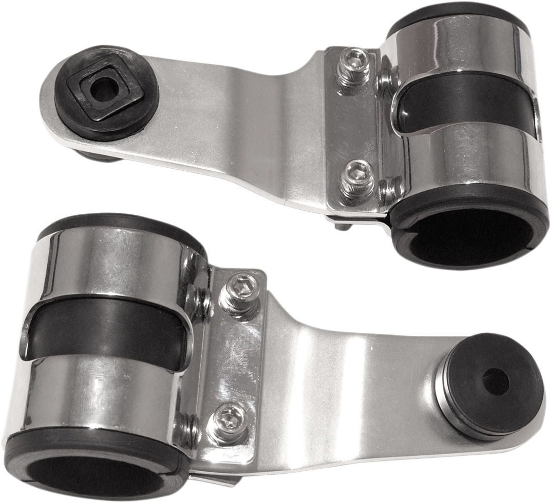 Emgo Headlamp Bracket - Chrome