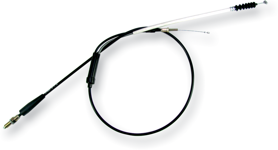 Motion pro Black Vinyl Throttle Cable - Pull - '89-'99 Polaris