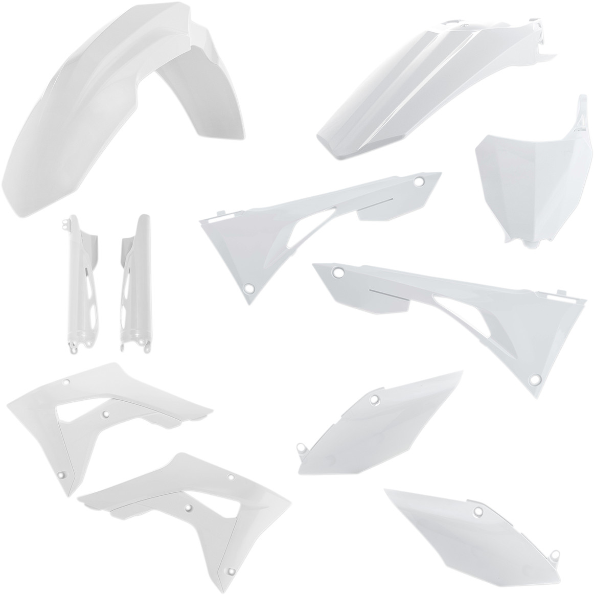 Acerbis Full Replacement Body Kit - White 2019-2021 Honda CRF250RX / 2019-2020 Honda CRF450RX