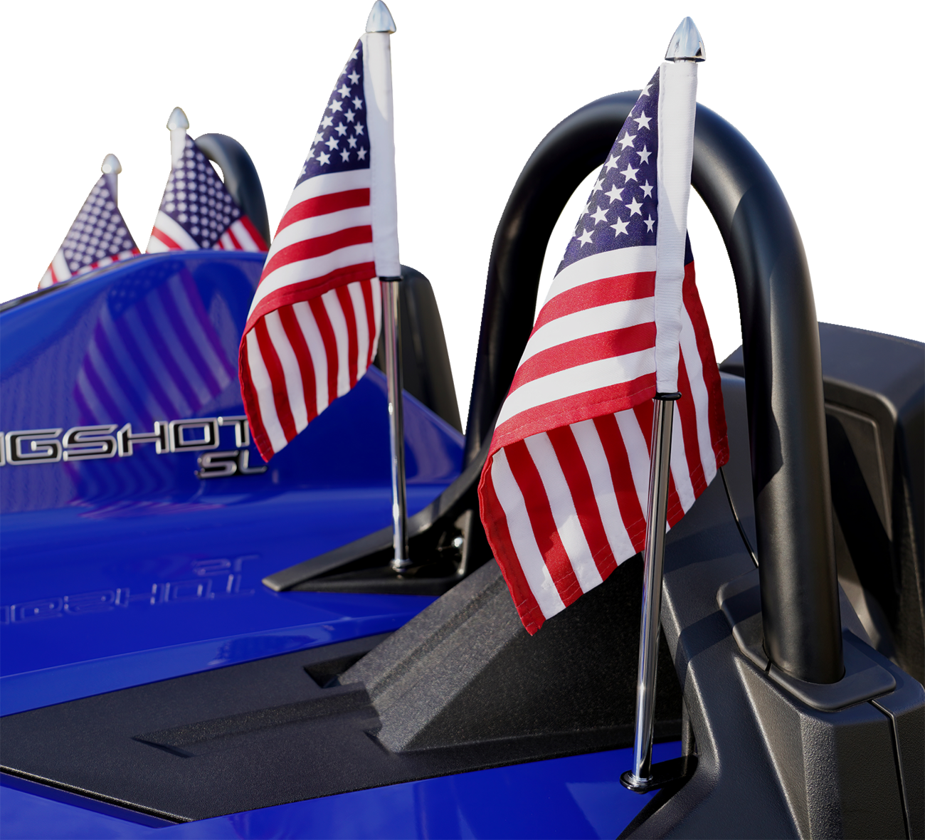 SHOW CHROME Flag Pole for Slingshot