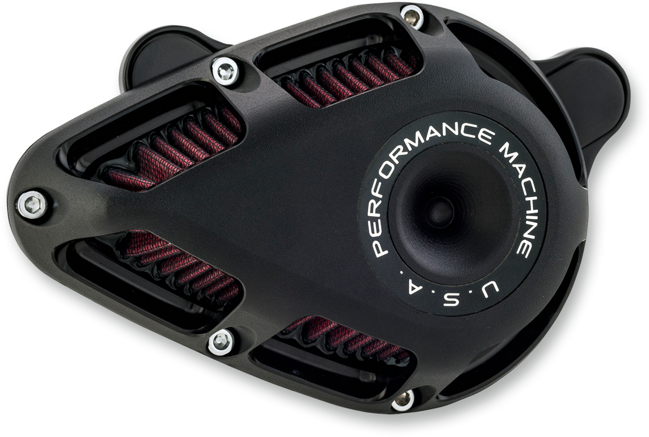 Performance Machine Jet Air Cleaner Kit Black Ops 0206-2112-SMB Harley FLSTF