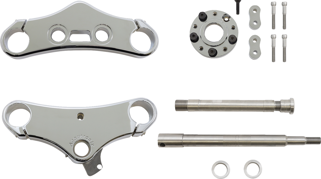 ACCUTRONIX 49 mm Wide Glide Triple Tree Conversion Kit