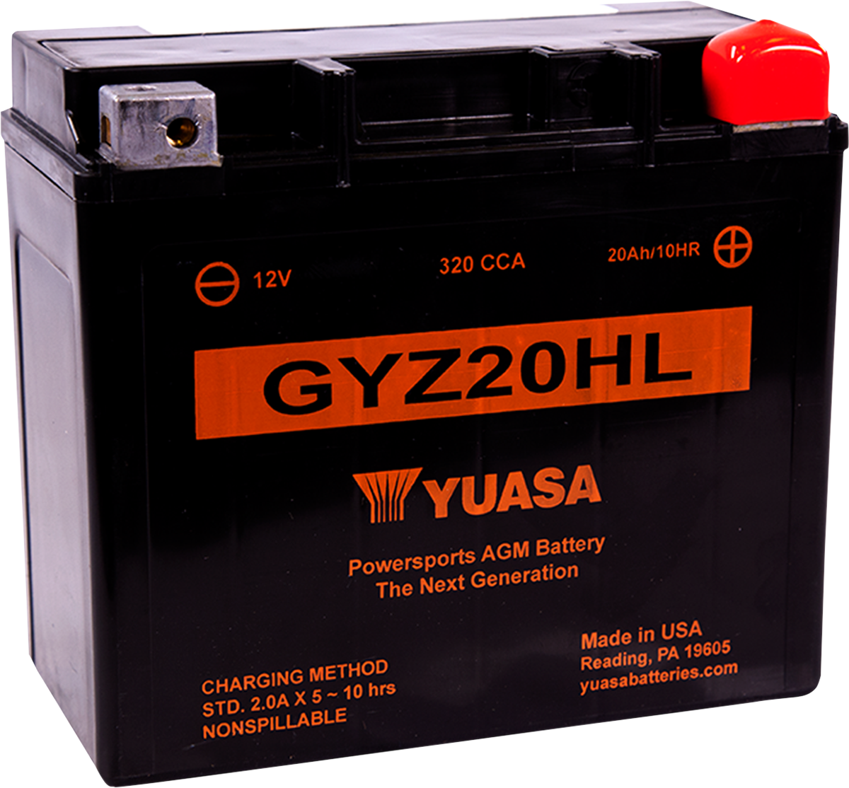 GYZ Factory-Activated AGM Maintenance-Free Battery