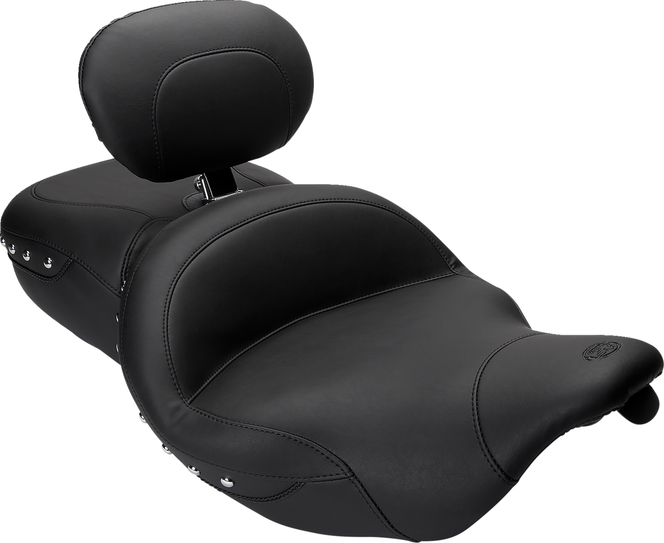 MUSTANG Super Touring 2-Up Seat with Driver Backrest Option
