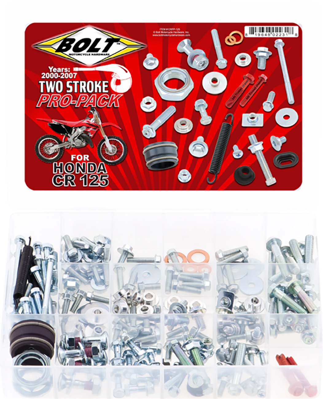 Bolt Hardware Two Stroke Pro Pack Honda CR125R 2000-2007