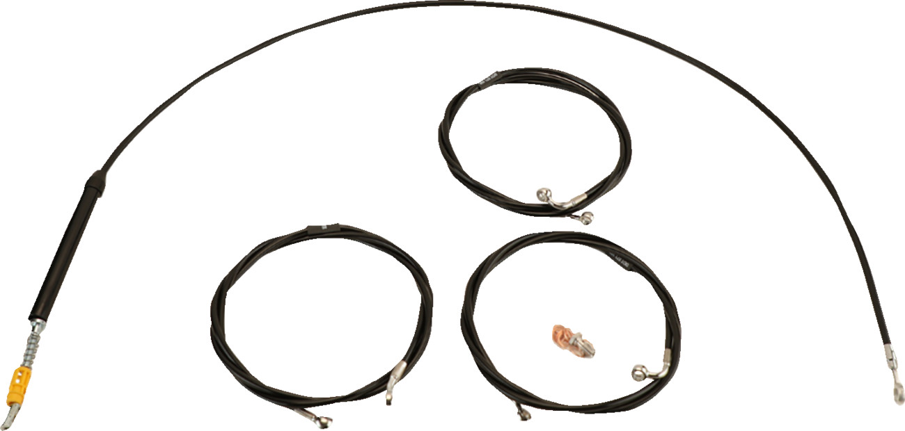 LA Choppers Handlebar Cable And Brake Line Kit For Harley FLTRX / FLHX 2023-2026