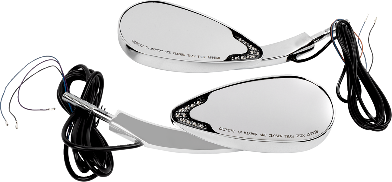 Custom Dynamics LED Turn Signal Mirrors For Harley