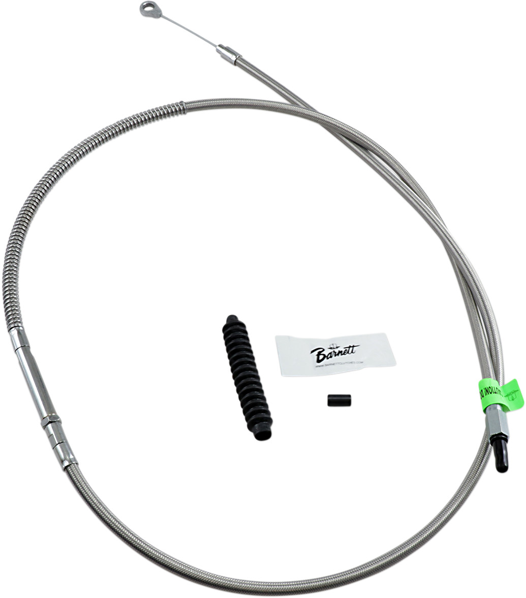 BARNETT High-Efficiency Stainless Steel Clutch Cable for Harley-Davidson