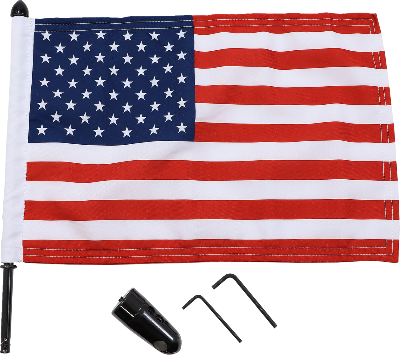 Flag Mount With American Flag