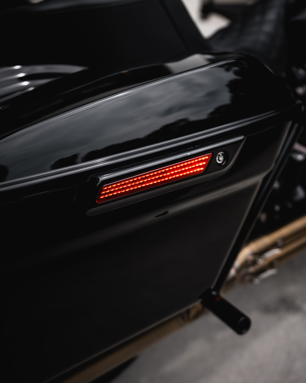 Custom Dynamics Dual Intensity Saddlebag Latch Lights With Housing For Harley Touring 2014-2025
