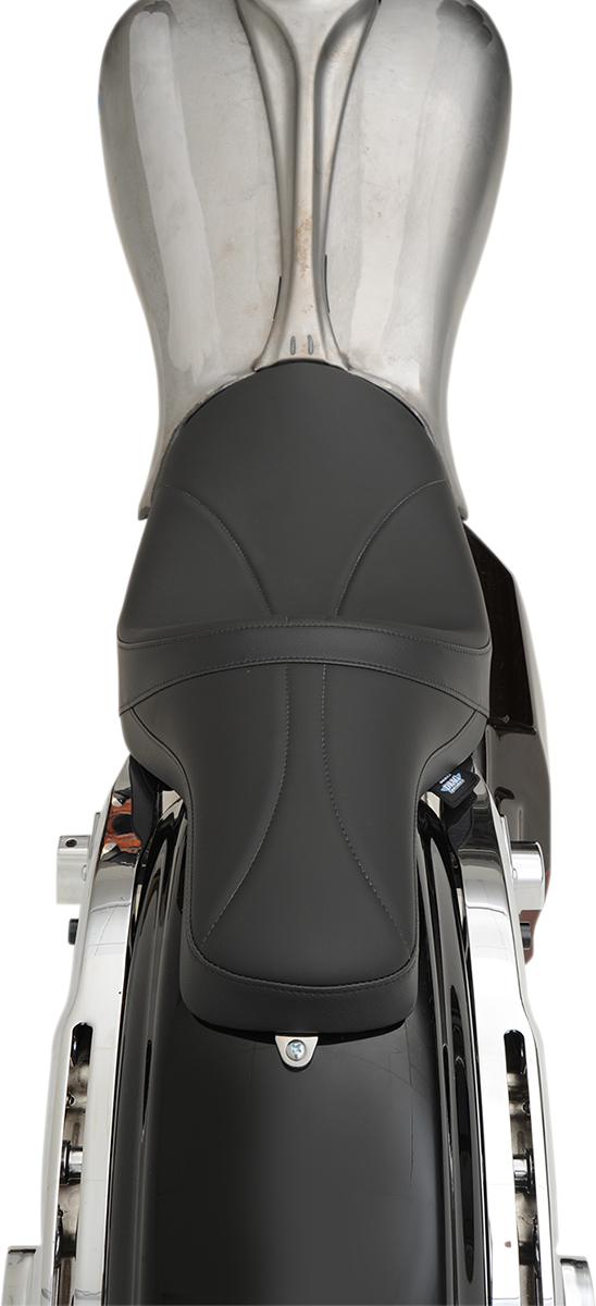 Drag specialties seats Predator Seat - Mild Stitched - Yaffe Gas Tank - FL '08-'23 Harley Davidson
