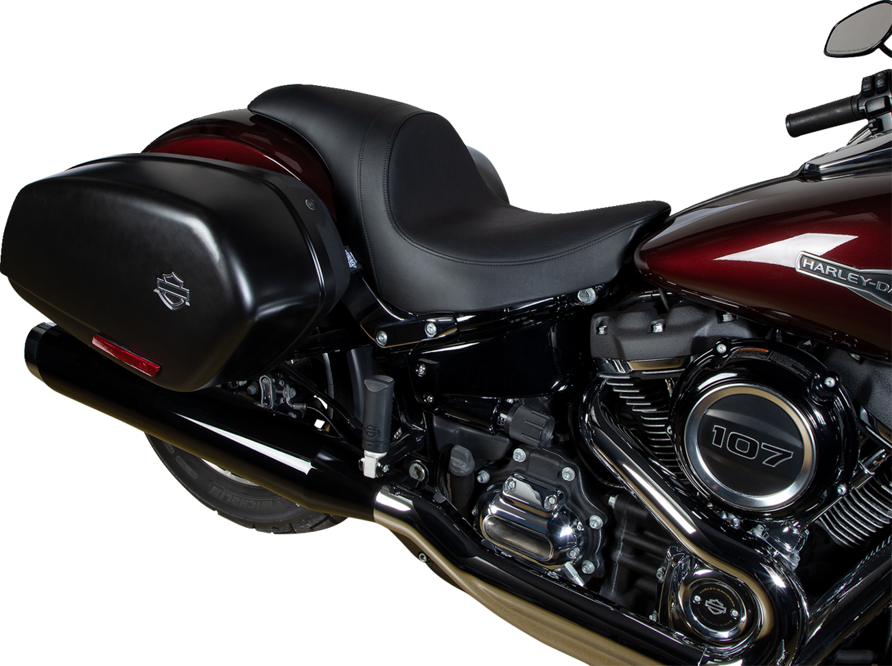 Drag specialties seats Predator Seat - Smooth - Vinyl - FLSB/FXLR '18-'23 Harley Davidson
