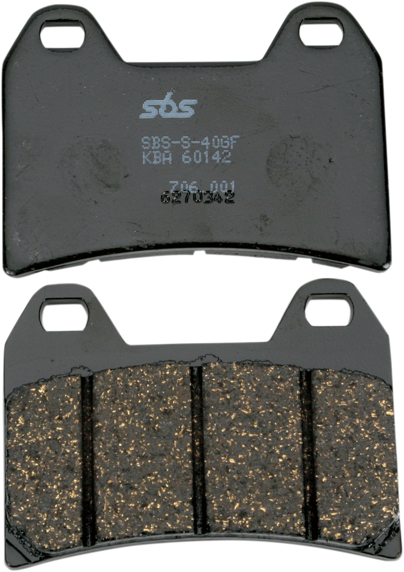 SBS HF Street Ceramic Organic Brake Pads