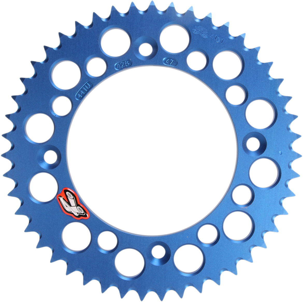 Renthal Rear Sprocket - Aluminum - 47 Tooth - Blue - Gas Gas/Husqvarna/KTM 47T