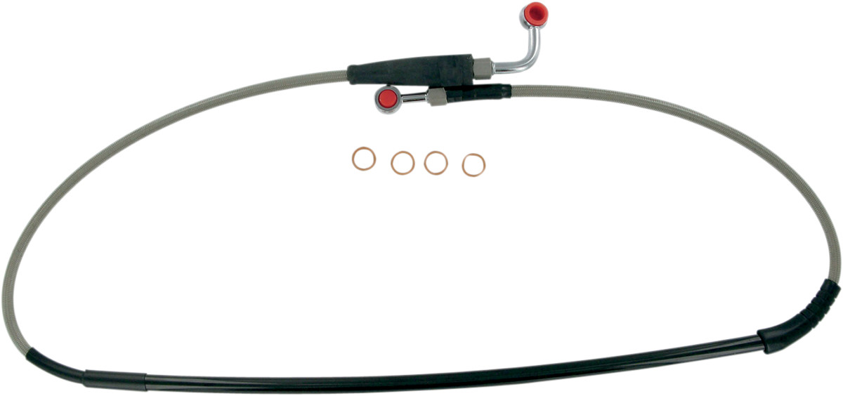Moose Racing Stainless Steel Braided Brake Line