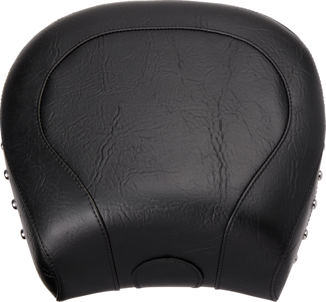 Mustang Wide Rear Seat - Studded - Black - FLST '00-'15 Harley Davidson