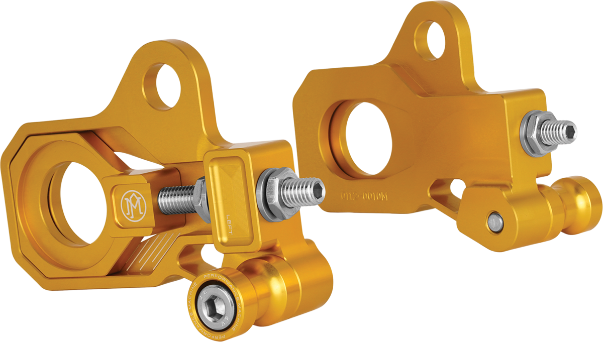 Performance Machine Rear Axle Adjuster Kit For Harley Touring 2009-2025