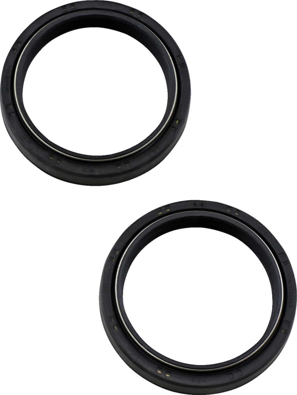Parts unlimited Front Fork Seals - 46 mm ID x 58 mm OD x 9.5/11 mm T Honda/Kawasaki/Yamaha/Suzuki
