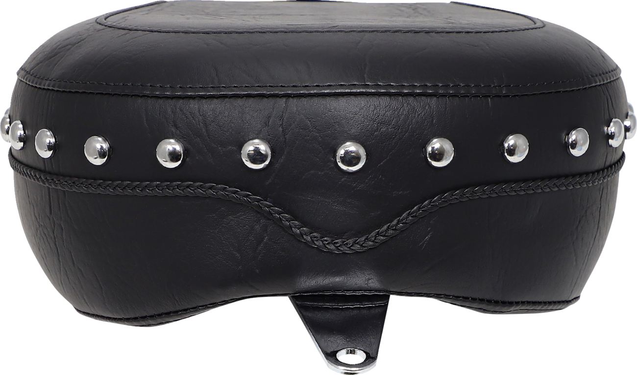 Mustang Wide Rear Seat - Studded - Black - XL '04-'21 Harley Davidson