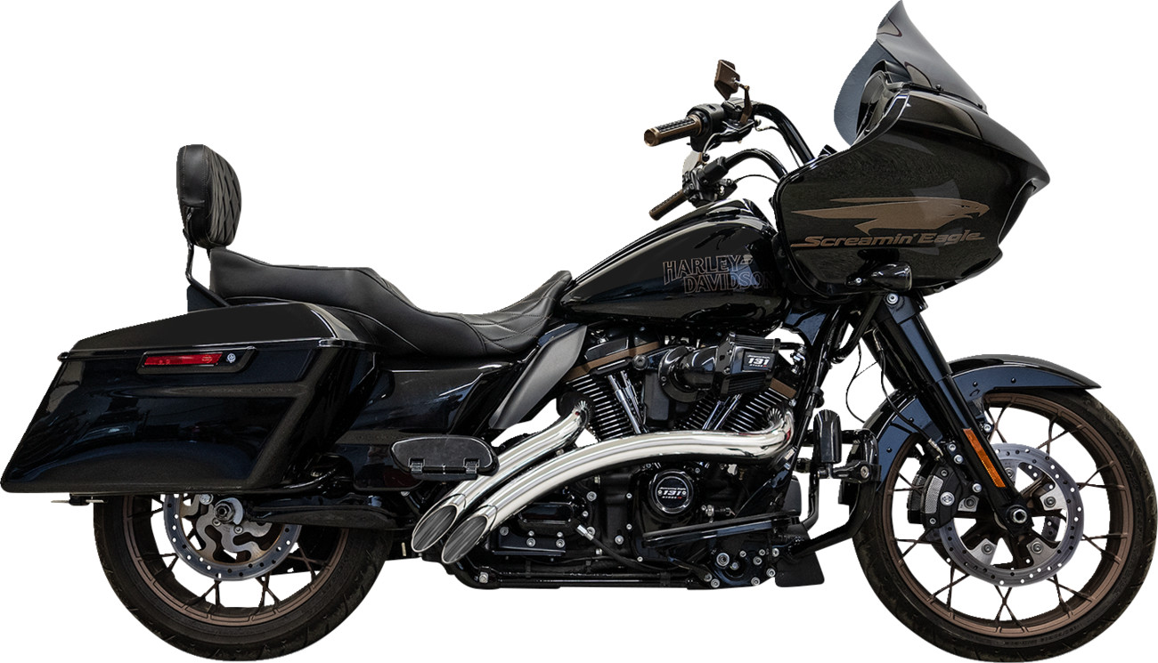 Bassani Sweeper Radial Exhaust System With Heat Shields For Harley Touring 2017-2026