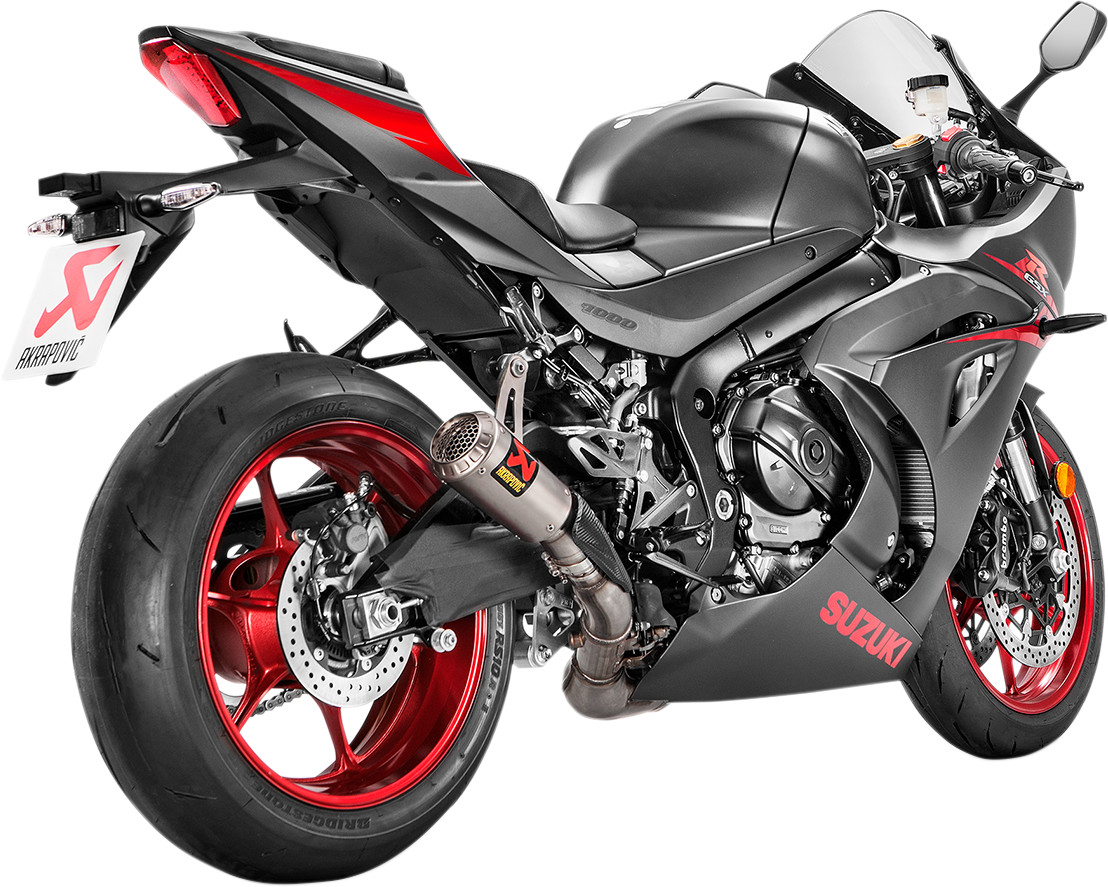 Akrapovic GP Slip-On Exhaust 2017-2025 Suzuki GSX-R1000 / GSX-R1000 ABS