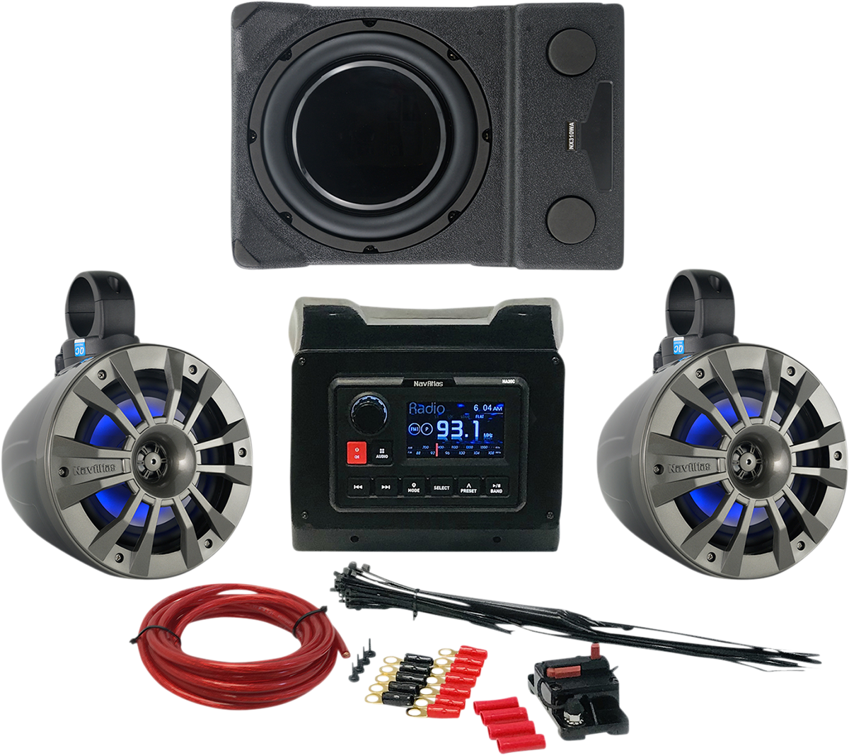 NavAtlas Zone 3 Audio Kit Can-Am Maverick X3 MAX 2017-2021