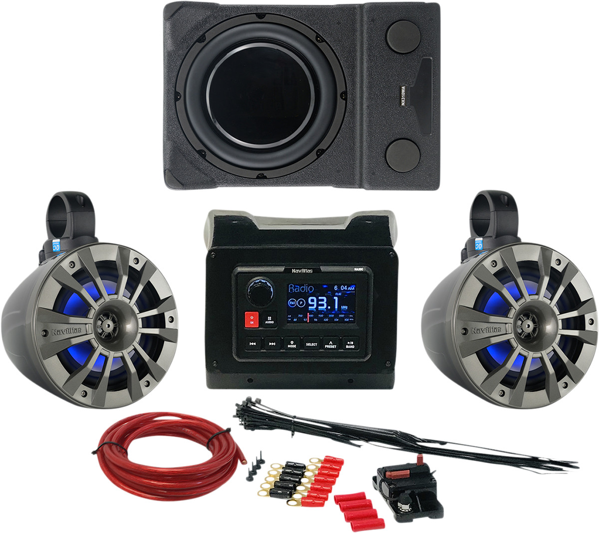 NavAtlas Zone 3 Audio Kit Can-Am Maverick X3 MAX 2017-2021