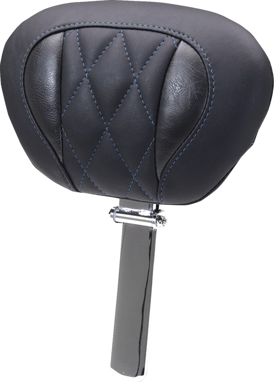 Mustang Super Touring Deluxe Diamond Driver Backrest For Harley FLHX / FLTRX 2023-2026