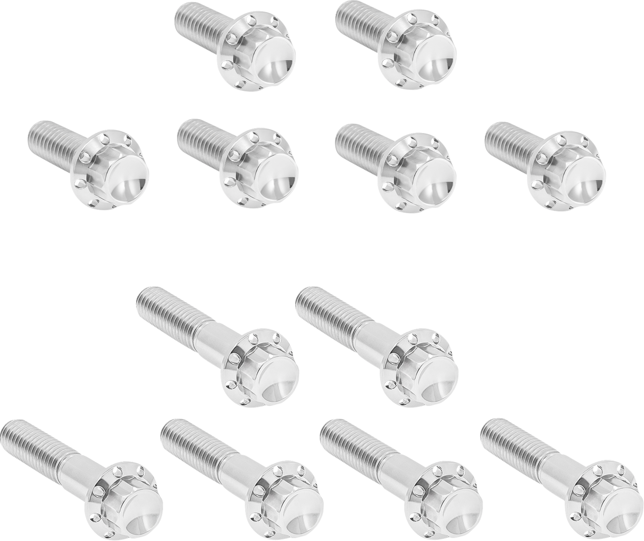 ARLEN NESS Rocker Box 12-Point Titanium Bolt Kit