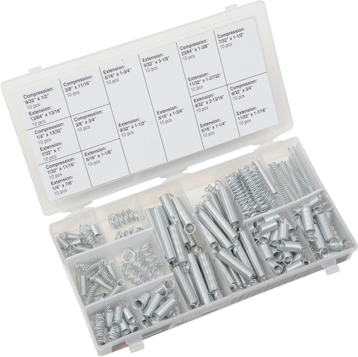 PERFORMANCE TOOL Spring Assortment - 200-Piece