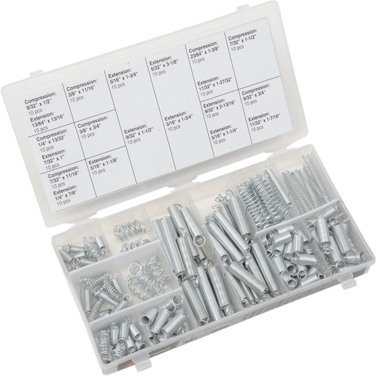 PERFORMANCE TOOL Spring Assortment - 200-Piece