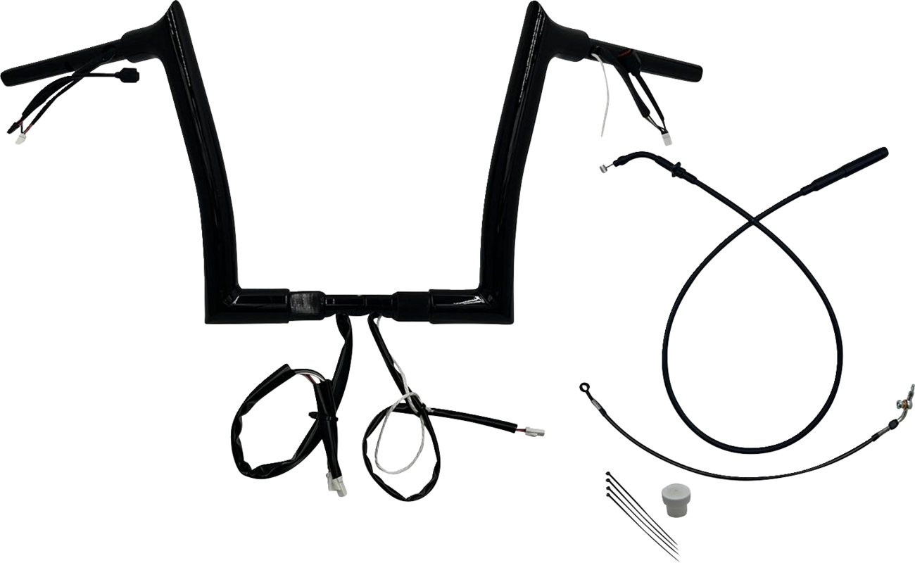FAT BAGGERS INC. 1-1/2" EZ Install Pointed Top Handlebar