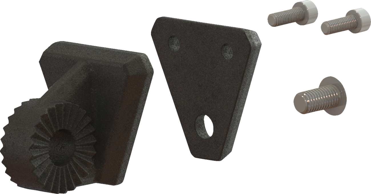 Moose offroad Mirror Adapter - Rear View - Black