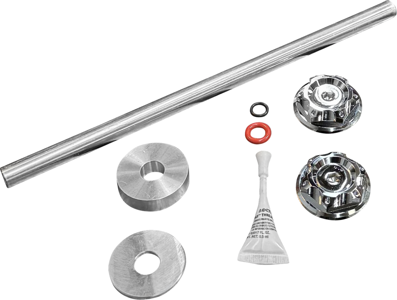 PAUL YAFFE BAGGER NATION Standard Turret Front Axle Cover Kit for Y-Axle Rod