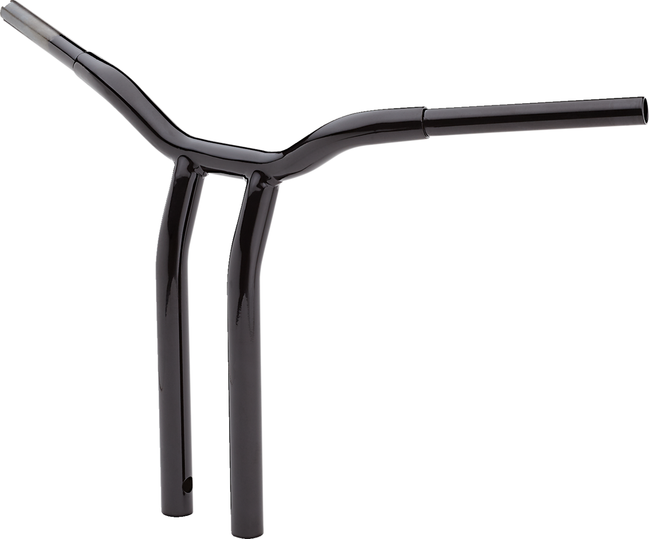 La choppers Kage Fighter Welded Bent-Riser Handlebar - One Piece - 16" - Black