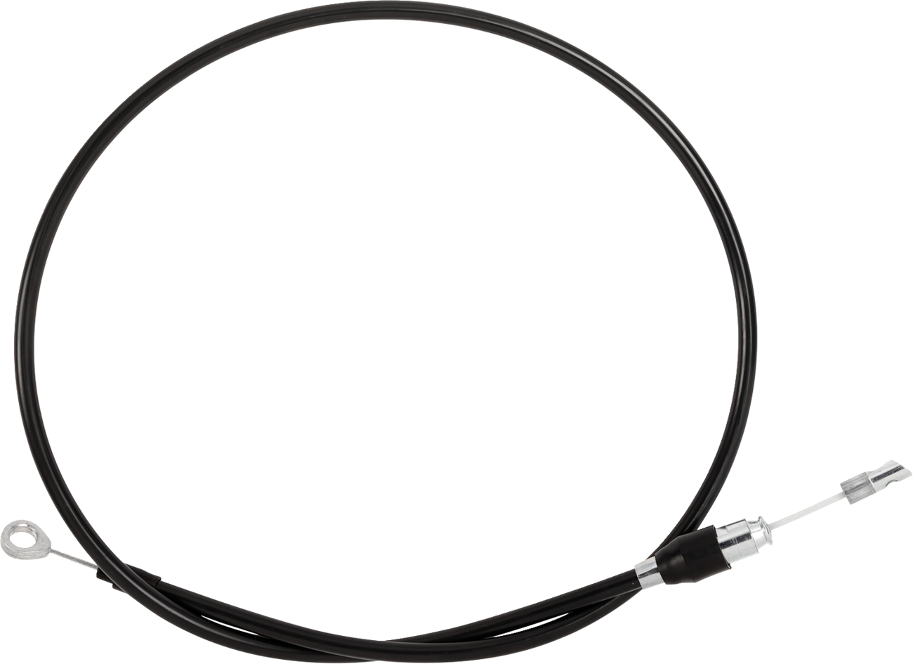 Drag specialties Quick Connect Clutch Cable - Upper - 54" - Black/Black Harley Davidson