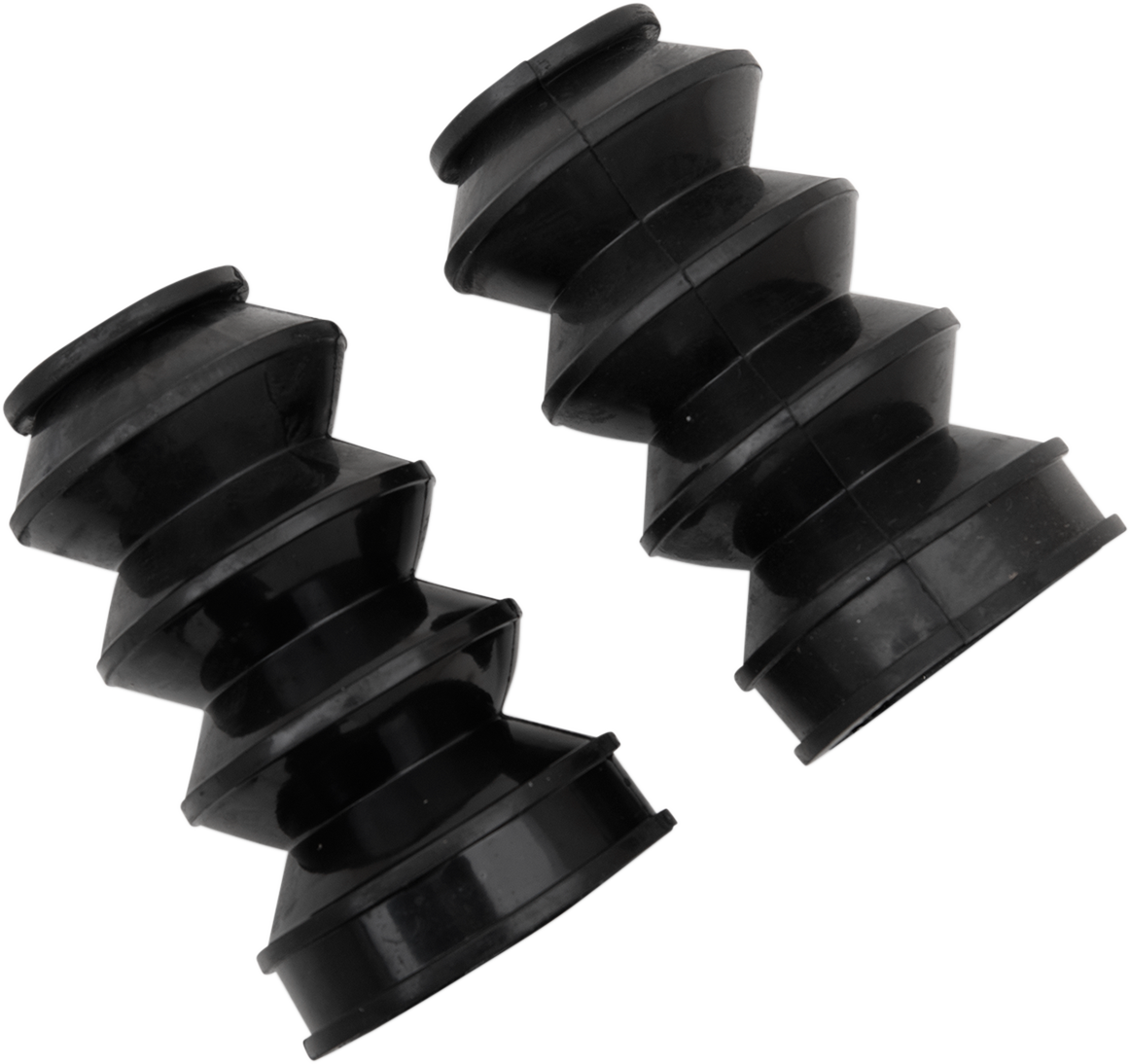 Drag Specialties 39mm Black Rubber 5" Front Fork Boots for Harley Davidson
