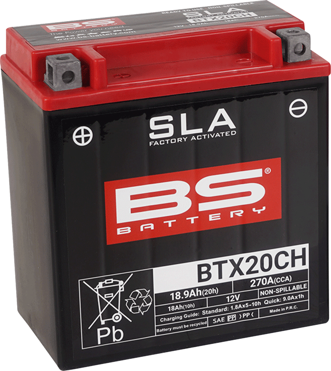 BS BATTERY SLA Factory- Activated AGM Maintenance-Free Battery