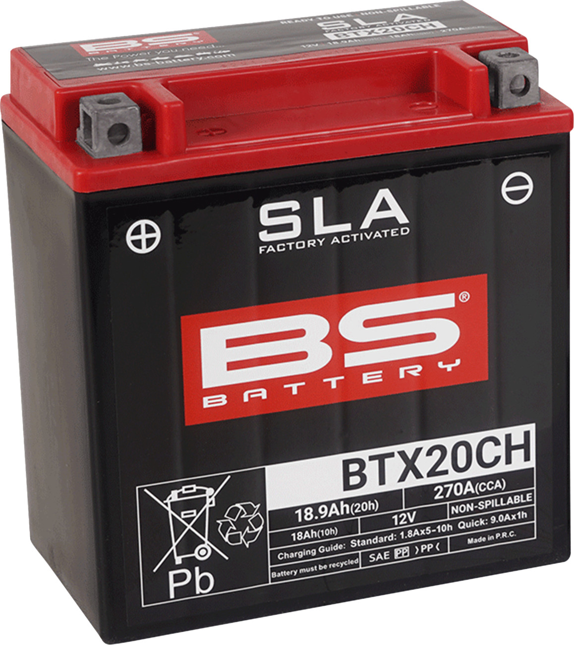 BS BATTERY SLA Factory- Activated AGM Maintenance-Free Battery