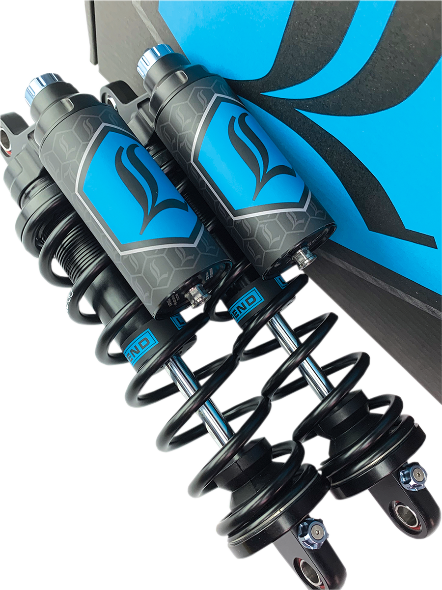 Legend Suspension REVO-ARC Piggyback Reservoir Coil Shocks For Harley FXR 1984-2000