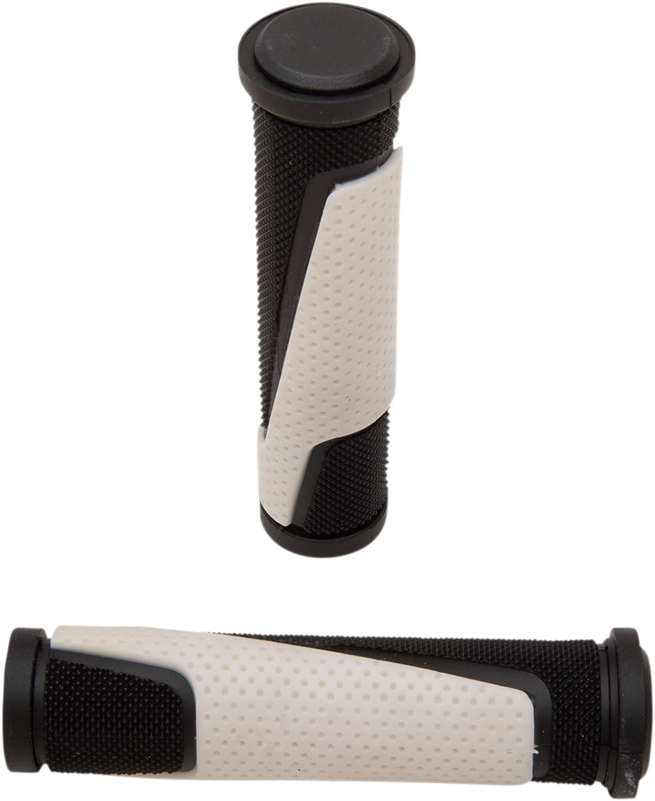 Pro grip 807 Double Density Open End Grips - White/Black
