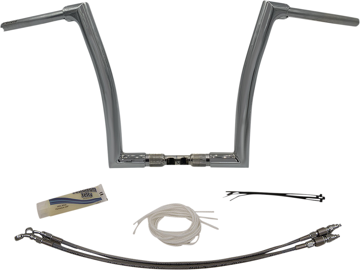 FAT BAGGERS INC. 1-1/2" EZ Install Flat Top Handlebar Kit