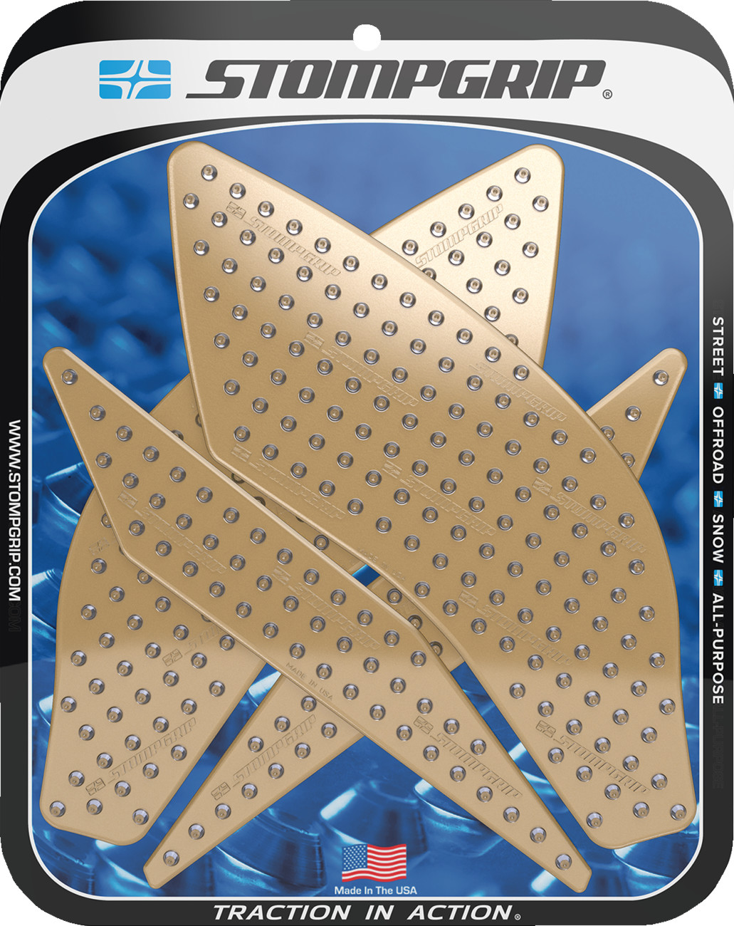 STOMPGRIP Volcano Profile Traction Pad Tank Grips