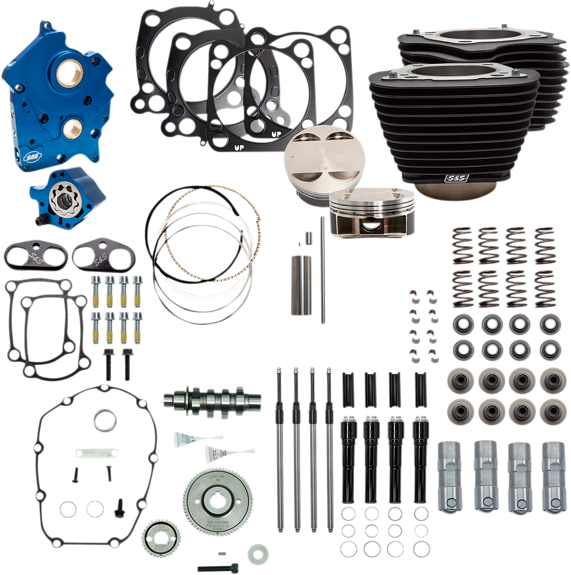 S&S CYCLE 124" Power Package for Oil Cooled 107" M8