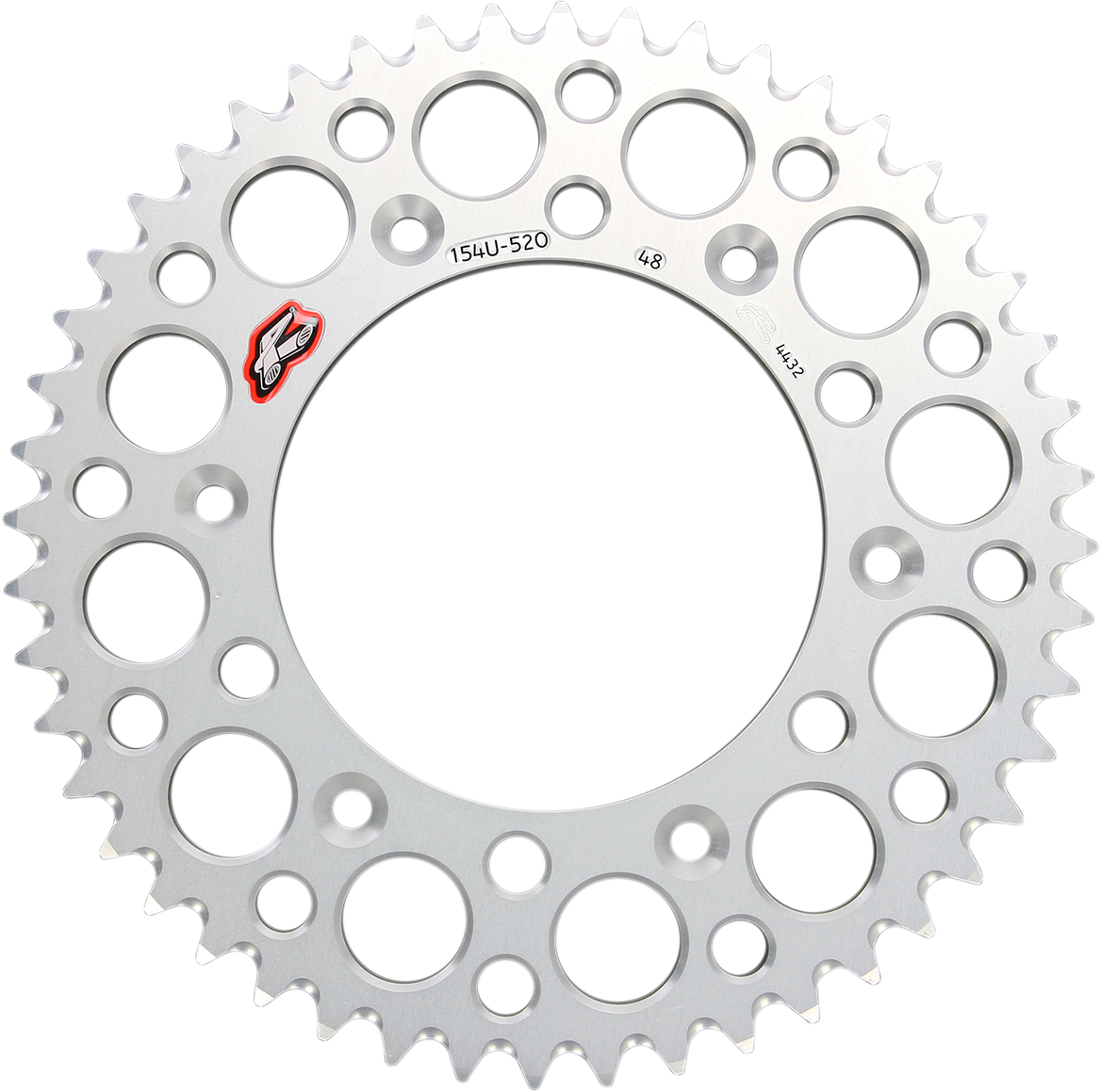 Renthal Rear Sprocket - Aluminum - 48 Tooth - Silver - Honda 48T