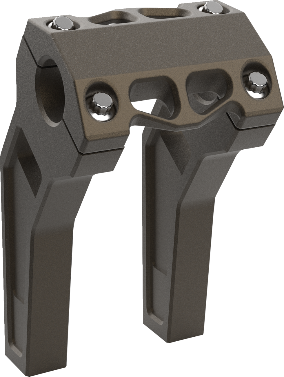 La choppers Performance Risers - Pullback - 6" x 1-1/4" - Bronze