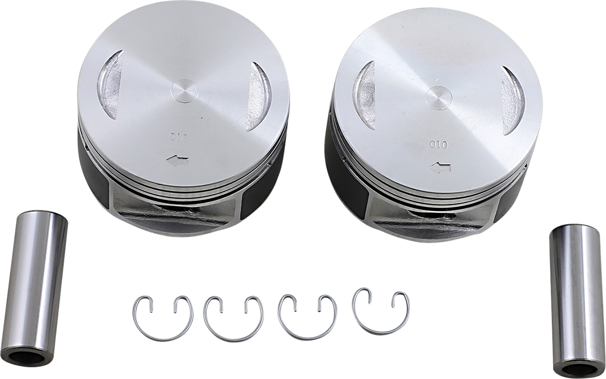 Drag specialties Piston Kit - 3.750" +0.010" - 88" Motor - Twin Cam Harley Davidson