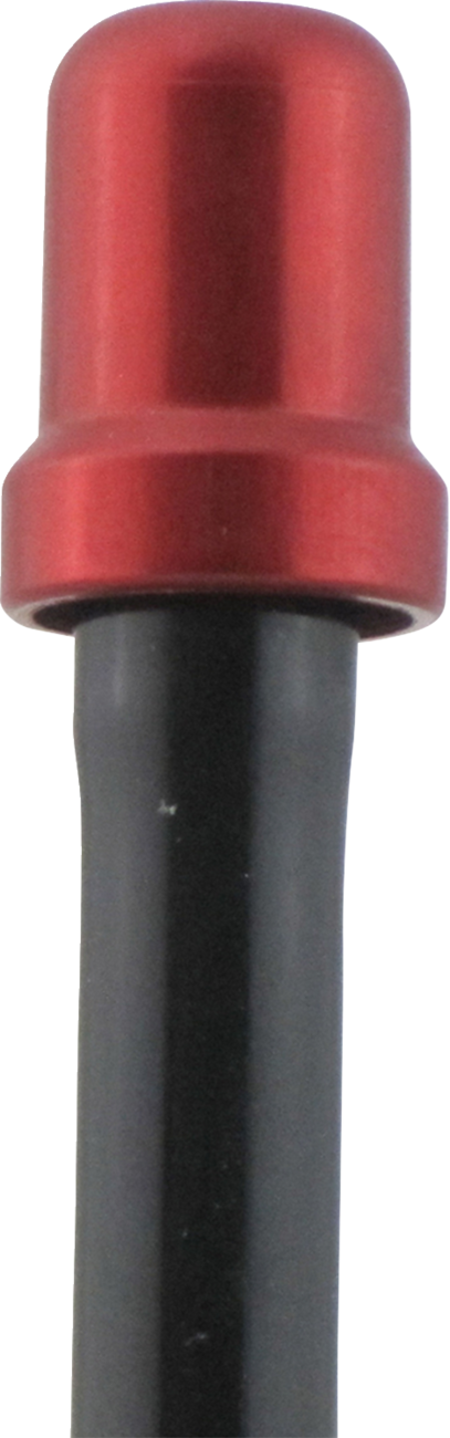No Toil Vent Cap Red Anodized Aluminum Universal NTVC-004