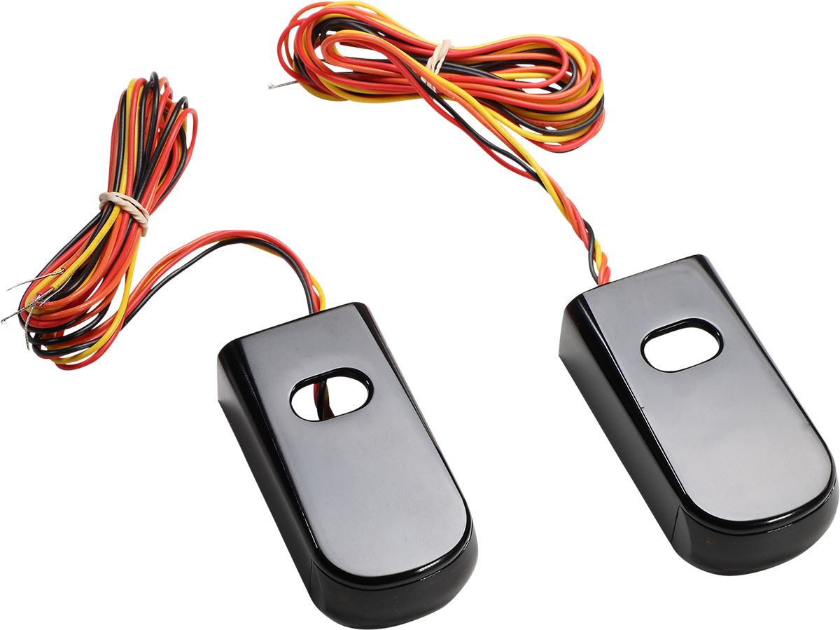Alloy Art Fender Strut LED Marker Lights For Harley